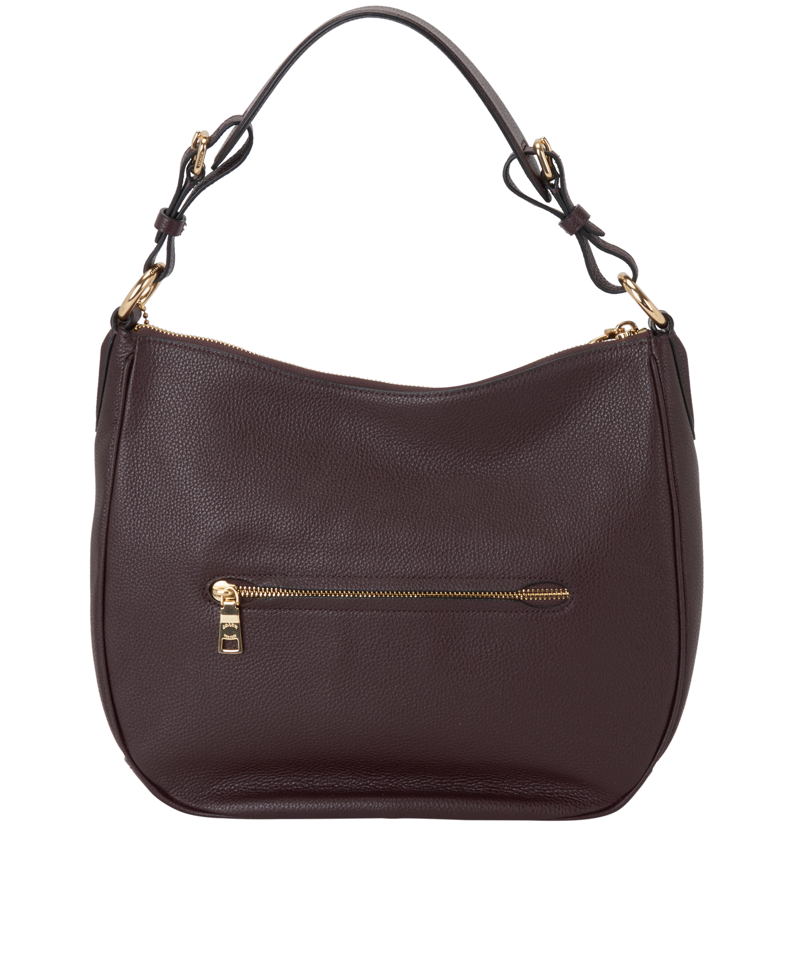 Sutton Hobo, &pound;250, Handbags, Burgundy, Leather, Back view